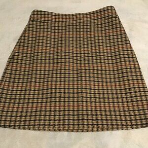 JCrew plaid skirt